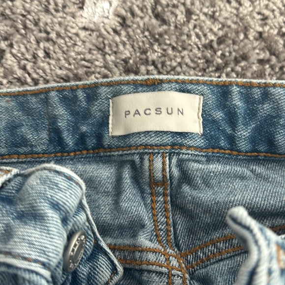 pacsun high waisted ripped festival shorts size 25 never worn - Picture 3 of 3